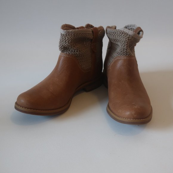TIMBERLAND, Savin Hill Leather & Open Weave Ankle Booties 7* - Picture 2 of 11